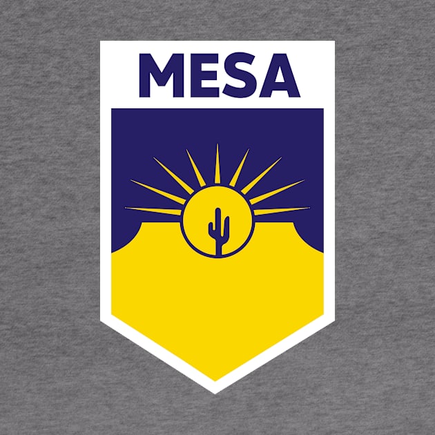 Mesa, Arizona City Flag Emblem by SLAG_Creative